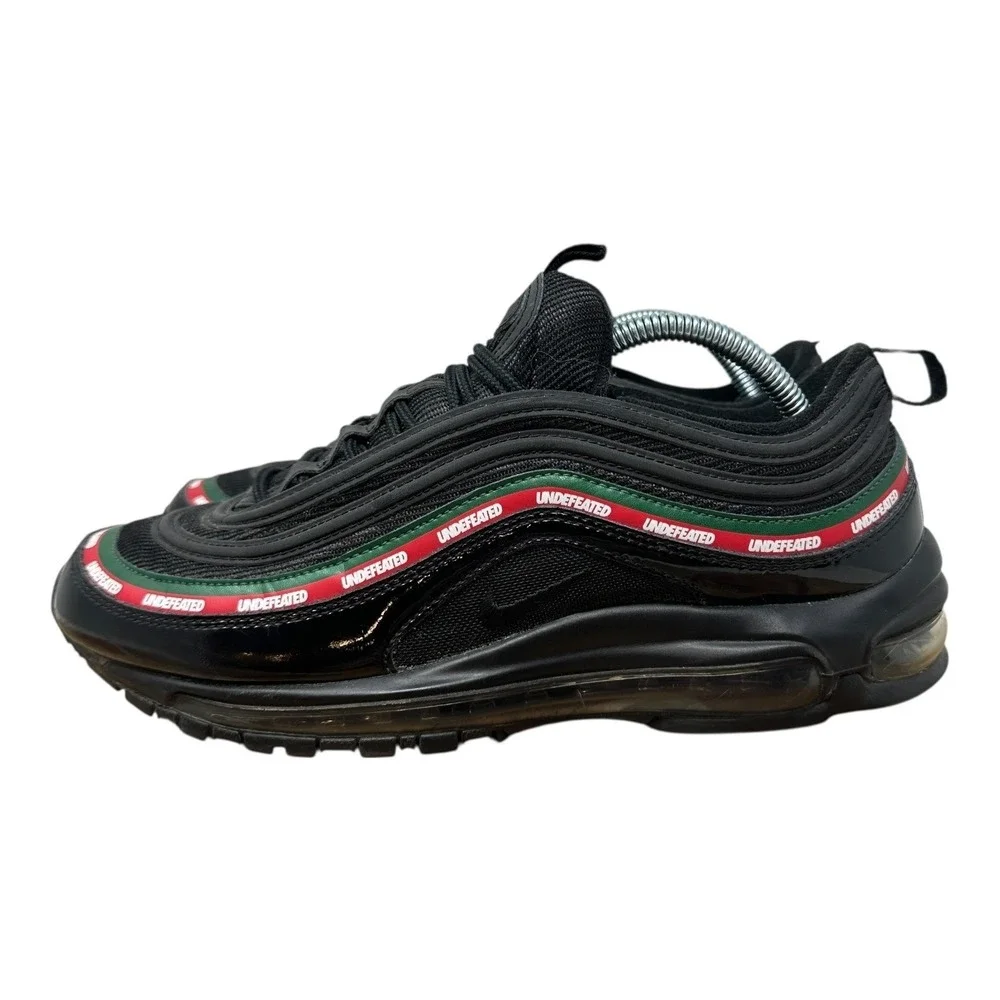 NIKE AIR MAX 97 OG UNDFTD Black Red Green Men's Size 9.5 AJ1986 001 Undefeated